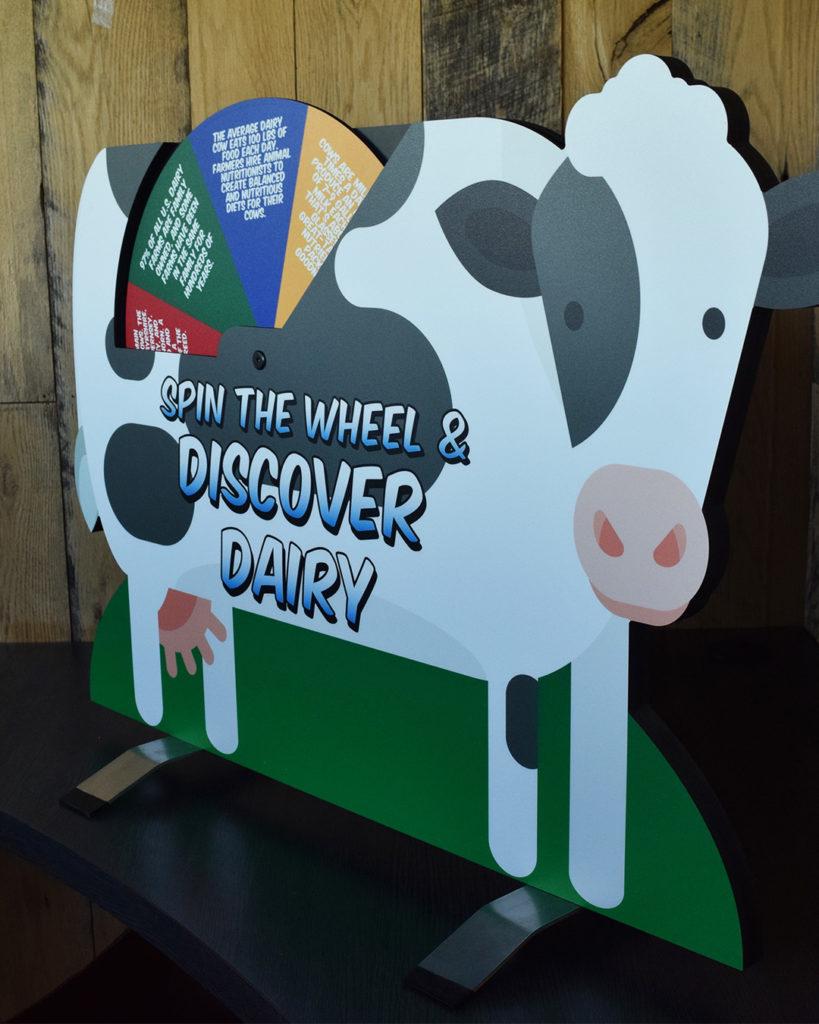 Tabletop Dairy Cow Display