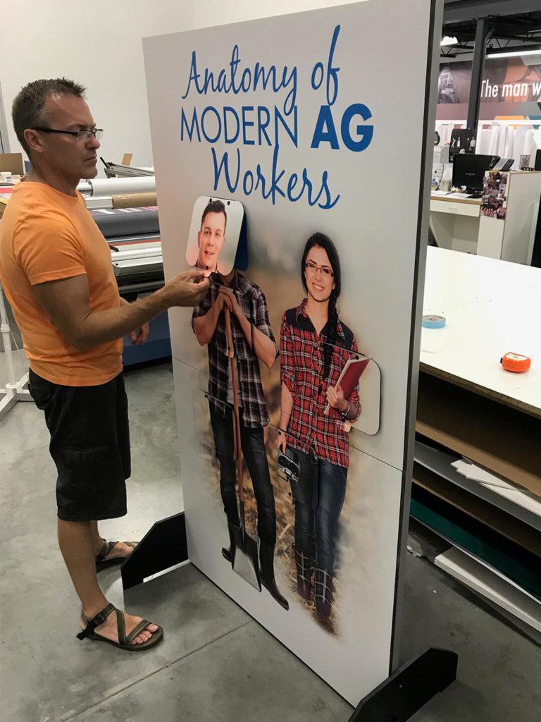 Ag Worker Display Front