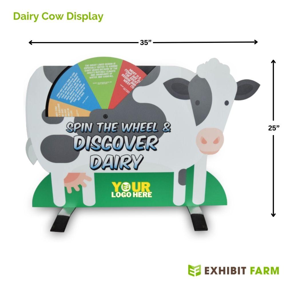 Tabletop Dairy Cow Display Main Product Photo